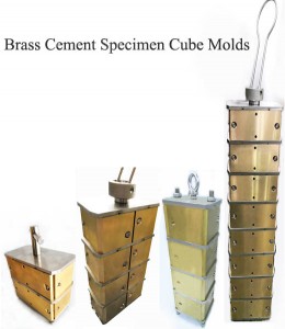 Brass Cube Molds, Cement Specimen Mold