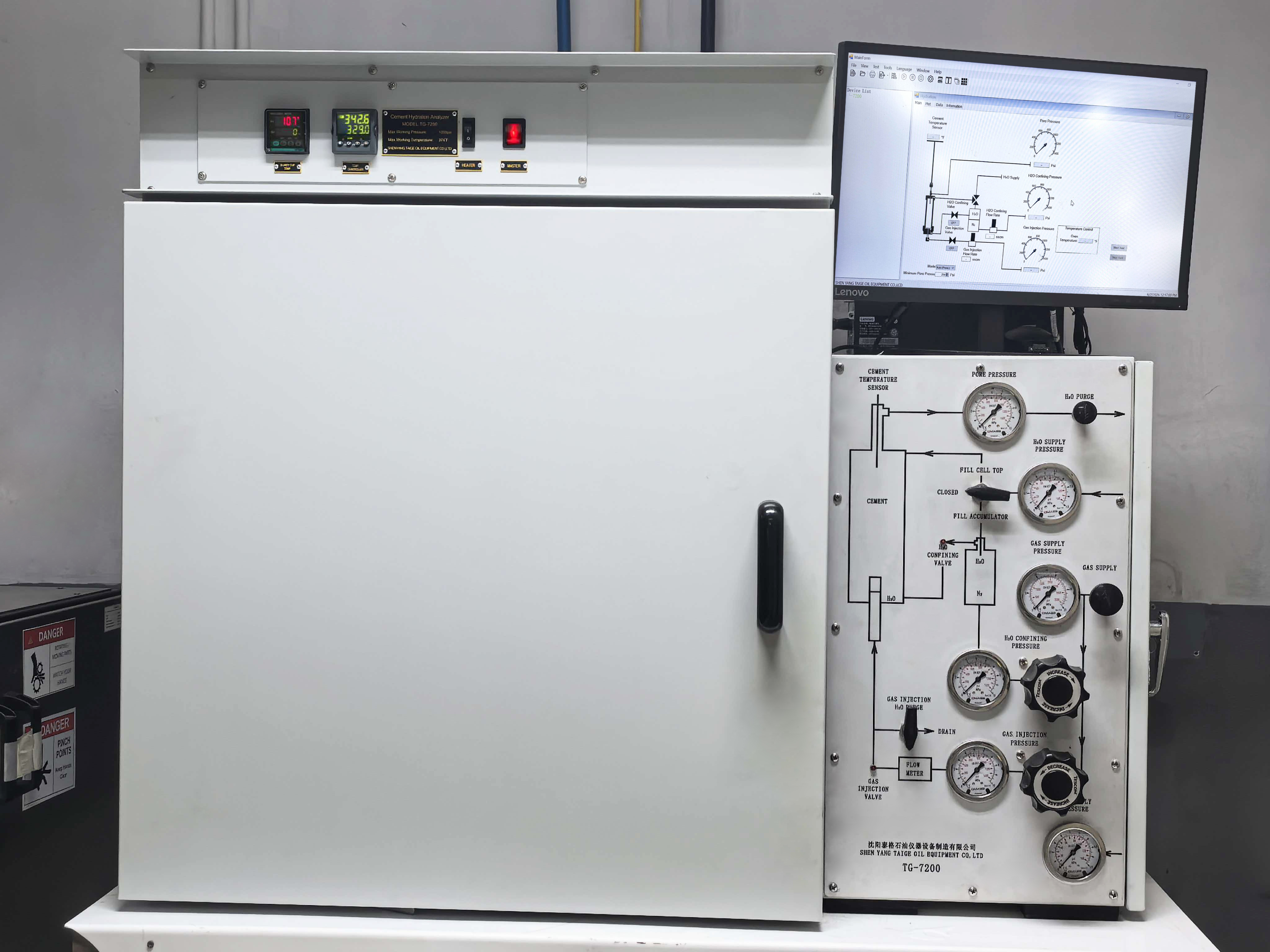 Cementing test equipment were recommended and applied by our valued customer
