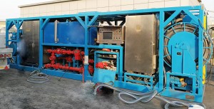 Nitrogen Injection Foamed Cement Mix Skid Mounted