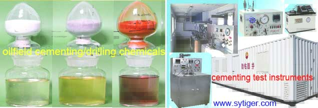 Regarding the cementing chemical additives
